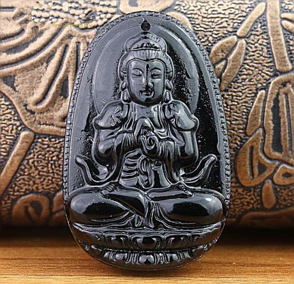 Mặt phật như lai đá mã não đen độ tuổi mùi & thân M05