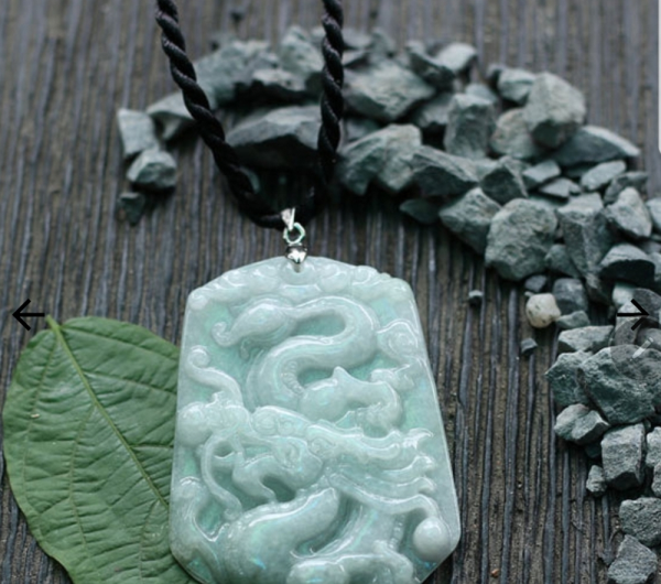 Mặt dây chuyền cẩm thạch rồng M202