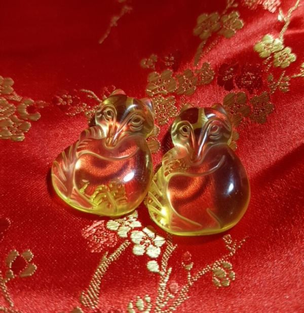 Mặt dây chuyền hồ ly pha lê M05